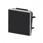 Клавіша одинарна АВВ Sky Niessen чорне скло