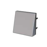 Центральна плата виводу кабелю АВВ Sky Niessen нержавіюча сталь