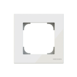 Рамка 1-м АВВ Sky Niessen скло біле