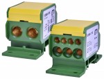 Блок розподільчий EDBM-1/PE (160А, 1500V AC/DC, OUT: 1x4-50; 3x2,5-25; 4x2,5-16) ETI