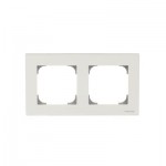 Рамка 2-м АВВ Sky Niessen біла
