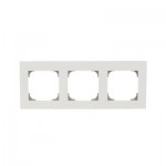 Рамка 3-м АВВ Sky Niessen біла