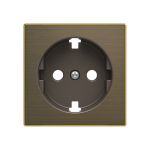 Центральна плата розетки з зк плоска АВВ Sky Niessen античне золото