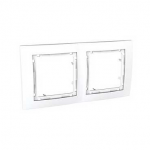 Рамка SCHNEIDER UNICA COLORS MGU4.004.25 зовнішня 2 місця слонова кістка