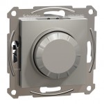 Димер (светорегулятор) поворотний SCHNEIDER Asfora 3-370Вт нак. 3-200Вт RC LED бронза