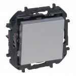 Выключатель LEGRAND Niloé Step 1-клавишный (сх.1) 10А алюминий