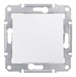 Вимикач SCHNEIDER Sedna SDN0700121 кнопковий білий
