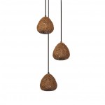 Светильник OSRAM Decor Paper Drop Pendant Plate 3XE27 Beige