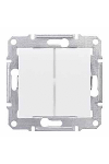 Вимикач SCHNEIDER Sedna SDN0300121 2кл. (Сх.5) білий