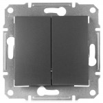 Вимикач SCHNEIDER Sedna SDN0300170 2кл. (Сх.5) графіт