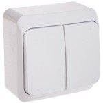 Вимикач SCHNEIDER PRIMA WDE001050 2кл. зовнішній білий