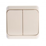 Вимикач SCHNEIDER PRIMA WDE001150 2кл. зовнішній крем