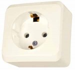 Розетка SCHNEIDER PRIMA WDE001180 з заземлюючим контактом із захисними шторками відкр. установка крем