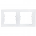 Рамка SCHNEIDER SEDNA SDN5800321 2 місця біла