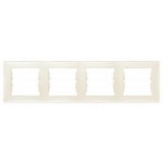Рамка SCHNEIDER SEDNA SDN5800723 4 місця слонова кістка