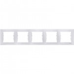Рамка SCHNEIDER SEDNA SDN5800921 5 місць біла