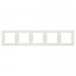 Рамка SCHNEIDER SEDNA SDN5800923 5 місць слонова кістка