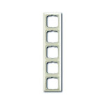 Рамка ABB Вasic55 5-м белый шале