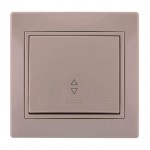 Вимикач LEZARD Mira 701-0303-105 1кл. прохідний крем