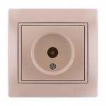 Розетка ТВ LEZARD Mira 701-3030-130 крайова перлинно-біла