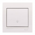 Кнопка дзвінка LEZARD Deriy 702-0202-103 біла