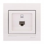 Розетка LEZARD Deriy 702-0202-139 компьютерная белая