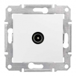 Розетка SCHNEIDER Sedna SDN3201621 TV коннектор крайовий біла