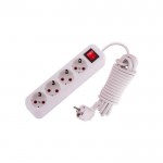 Подовжувач LEZARD LILA із заземленням 4 входи з вимикачем 3 метри 720-0403-402