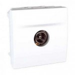 Розетка SCHNEIDER UNICA MGU3.462.18 TV індивідуальна штирьовий роз'єм 2 мод. біла