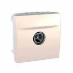 Розетка SCHNEIDER UNICA MGU3.464.25 TV кінцева штирьовий роз'єм 2 мод. слонова кістка