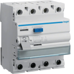 Дифференциальное реле HAGER 4п 40A 300mA A 4м CFA463D