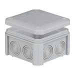 Коробка розподільча UNIKA PLANK IB402 зовнішнього монтажу з кабельними вводами IP54 90х90х52