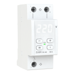 Реле напруги ZUBR D2-40 1ф 40А 2мод вольтметр термозахист