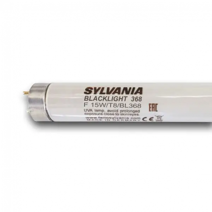 Лампа SYLVANIA F15W ВL368 Т8 УФ ультрафиолетовая специальная