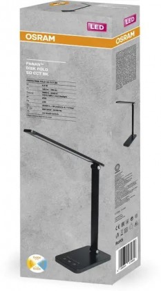 Светильник OSRAM LEDVANCE Panan Disk Fold SQ 6.5W 3CCT DIM черный светодиодный