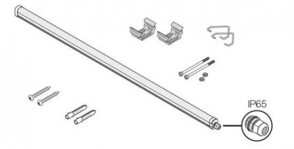 Светильник OSRAM DP SLIM VALUE 1200 36W/6500K IP65 пылевлагозащищенный светодиодный
