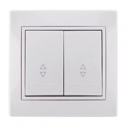 Выключатель LEZARD Mira 701-0202-106 2кл. проходной белый