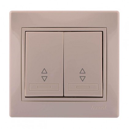 Выключатель LEZARD Mira 701-0303-106 2кл. проходной крем
