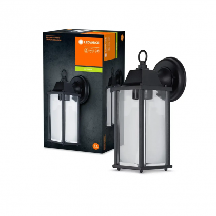 Светильник OSRAM LEDVANCE ENDURA Classic lantern Square М E27 BK