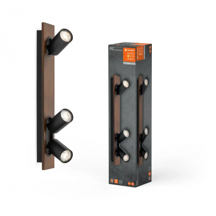 Світильник OSRAM LEDVANCE SPOT Mercury 3х3.4W GU10 2700K DIM BK світлодіодний