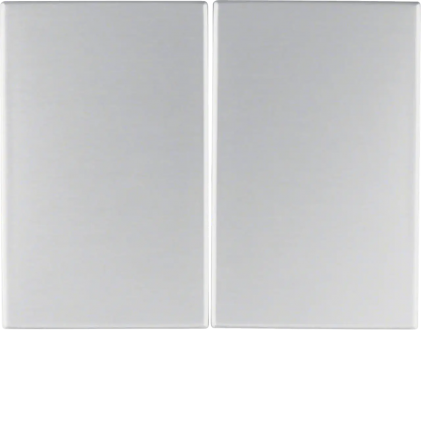 Клавіша подвійна HAGER-BERKER алюміній К.5