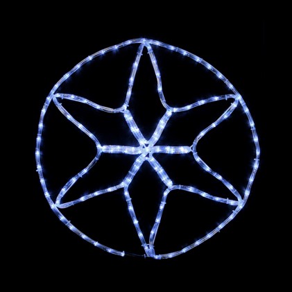 Гирлянда внешняя DELUX MOTIF Star 60*60см 13 flash белый IP44 EN