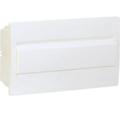 Щит встраиваемый HAGER COSMOS VR118PD 1 ряд 18 мод. белая дверь