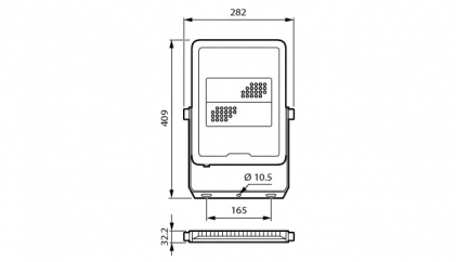 Прожектор PHILIPS BVP165 LED105/840 100W 220-240V PSU AWB светодиодный