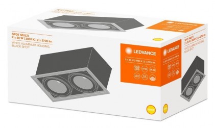 Світильник OSRAM LEDVANCE SPOT MULTI 2x30W/3000К FL WT/BK IP20 світлодіодний