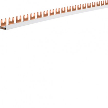 Шина Hager KDN163В вилочная 1-полюсная 63A 56 модулей с изоляцией