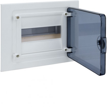 Щит встраиваемый HAGER GOLF VF108TD 1 ряд 8 мод. прозрачная дверь