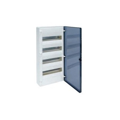 Щит накладной HAGER GOLF VS412TD 4 ряда 48 мод. прозрачная дверь