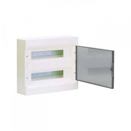 Щит накладной HAGER COSMOS VD212TD 2 ряда 24мод. прозрачная дверь