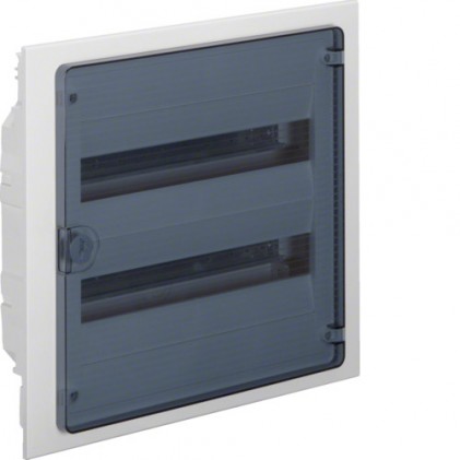 Щит вбудовуваний HAGER GOLF VF218TD 2 ряди 36 мод. прозорі двері